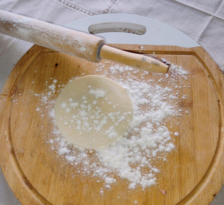 dough made from scratch with premium ingredients...