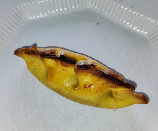 corn and cheese empanada